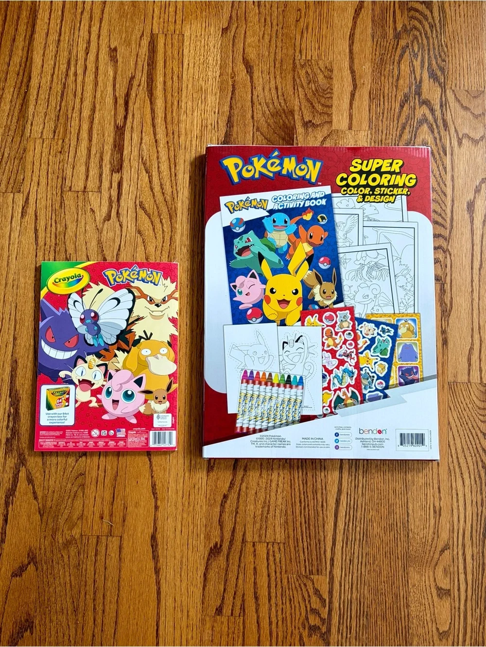 Bendon & Crayola Pokémon Super Coloring & Sticker Set